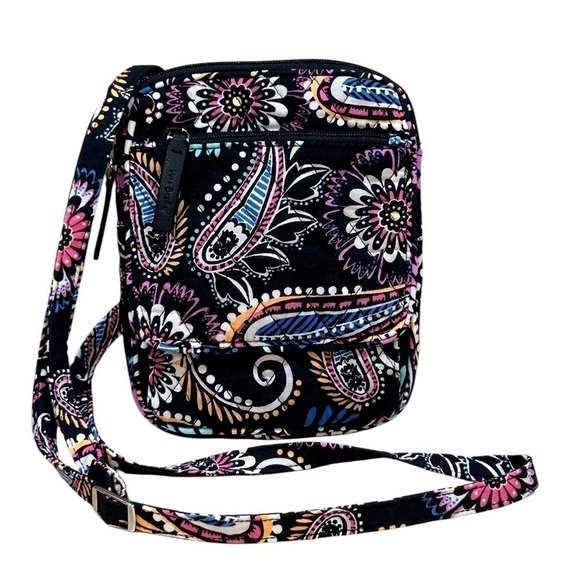 Vera Bradley Mini Hipster Crossbody Bandana Swirl EUC RETIRED - Picture 1 of 9